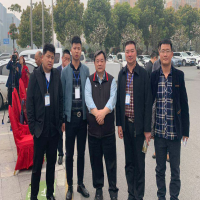 客户合影